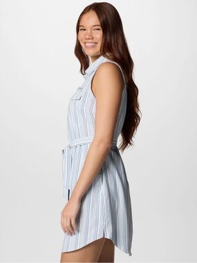 columbia armadale halter dress | Dresses | Columbia Womens Armadaleii Top Black Leaf Size Small Petite Light Blue Petal